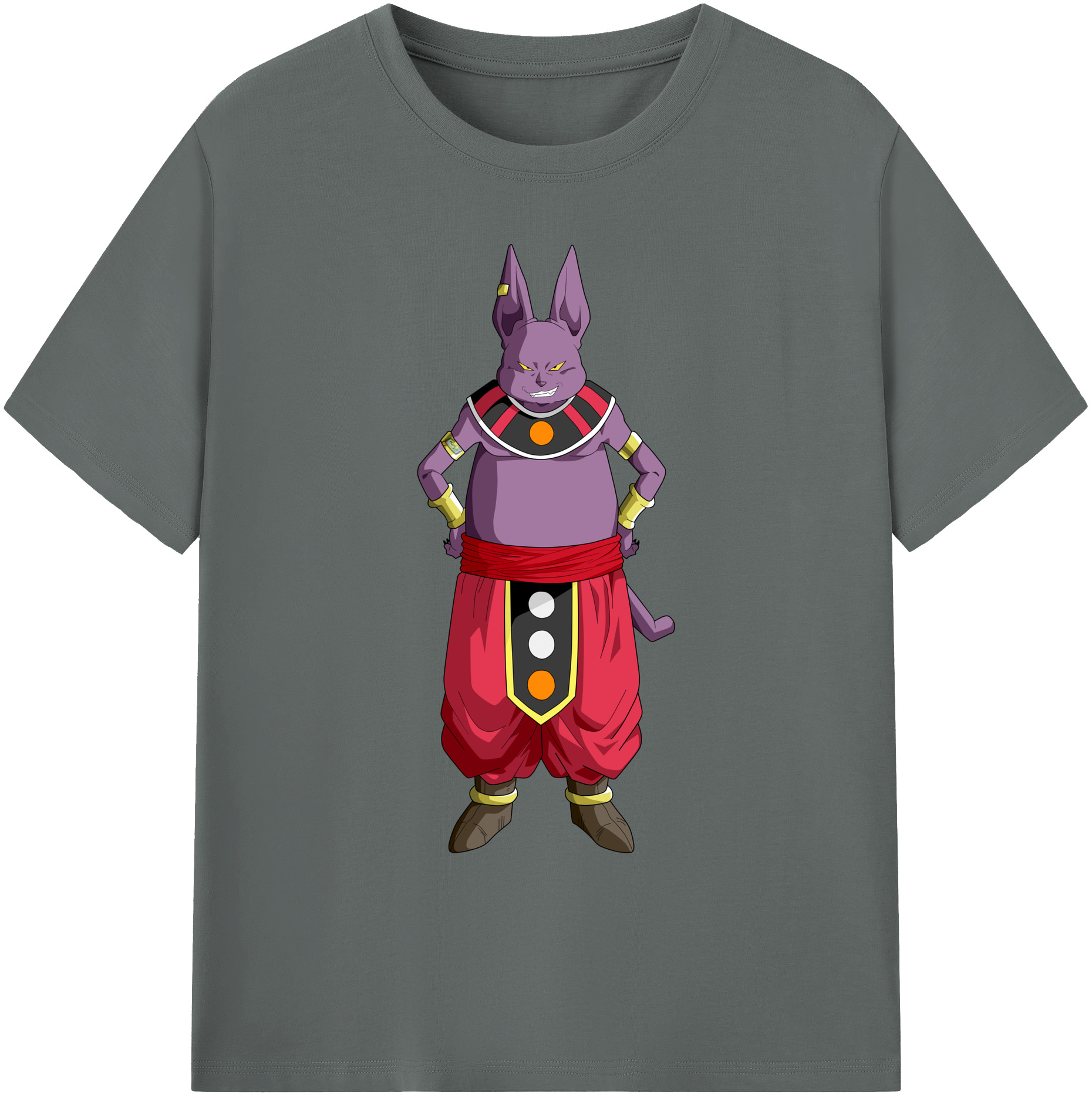 ドラゴンボール シャンパ DRAGON BALL Champa 綿100％ メンズ半袖Tシャツ｜肌触りやわらか＆通気性